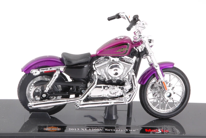 Modellino Moto diecast motor bike HARLEY DAVIDSON XL 1200V scala 1:18 modellismo - Immagine 1 di 1