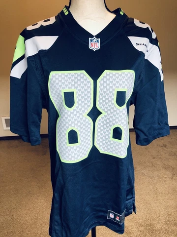 Seattle Seahawks Jimmy Graham 88 Jersey NFL Nike Mens Size S Cover