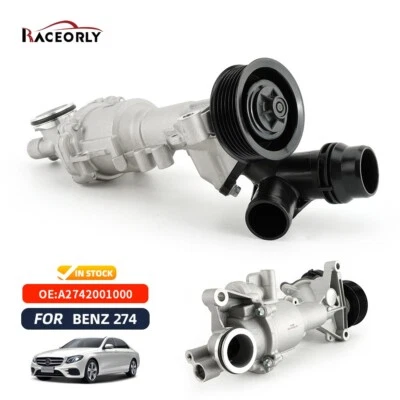 RACEORLY Water Pump For Mercedes-Benz C300 2015 2016-2018 2742001000 2742000907 - Image 1 of 4