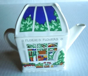 English Life Teapots Designs By Barry Smith & Barbara Wootton Florie's Flowers - Picture 1 of 7
