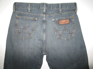 Wrangler Retro Slim Straight Dark Knight Jeans Men's Tag Size 31x34 - Picture 1 of 5