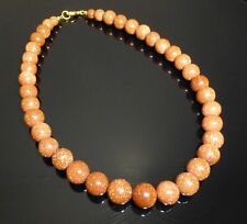 Goldstone Necklace Fashion Jewellery Sun Sitara, 12mm
