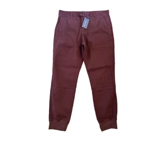 Zachary Prell Herren Ochsenblut Chino Stil Jogginghose Bündchen Saum Hose $ 168 Au - Bild 1 von 12