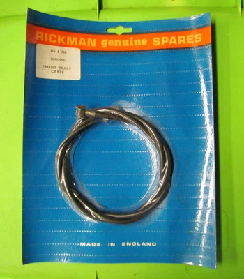 Кабель переднего тормоза Rickman Montesa Zundapp NOS 125 MX 250 73M P/N R011 05 041 - Изображение 1 из 4