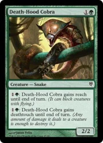 MTG - Death-Hood Cobra - Duel Decks: Jace vs. Vraska - NM, English Magic FLAT RA - Image 1 of 1