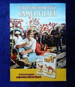 Camel Filter Zigaretten, die originale Werbung aus 1973 - Bild 1 von 1