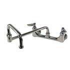 T&S Brass - B-0265 - 18 in Wall Mount Double Joint Double Pantry Faucet