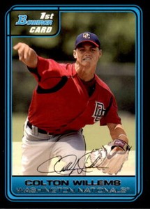 2006 Bowman Draft Picks & Prospects Draft Picks #DP8 Colton Willems Nationals