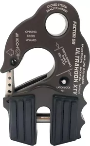 Factor 55 00275-06 UltraHook XTV Winch Hook For ATV/UTV Gray - Picture 1 of 7