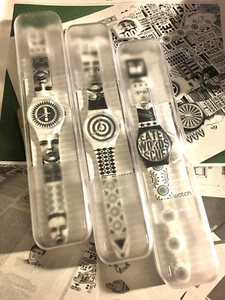 Swatch SUOZ124 + SUOZ125 + SUOZ126 by Lorenzo Petrantoni NEW RARE - VERY NICE - Foto 1 di 7