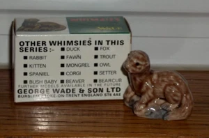 VINTAGE WADE WHIMSIE #12 OTTER 1972 With BOX - Picture 1 of 11