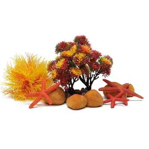 biOrb Autumn Aquarium Décor Set, Orange and Red 15L - Picture 1 of 8