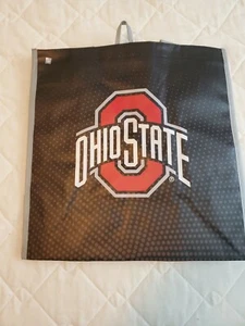 Ohio State Buckeyes Reusable Shopping/Gift Bag Black w/ Red Gray Straps - Picture 1 of 9