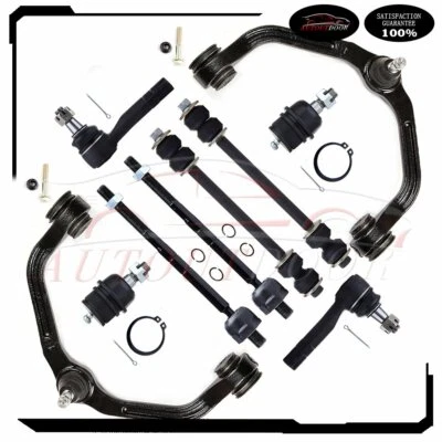 1998-2004 For Ford Ranger 10Pcs Front Control Arms Ball Joints Tie Rods Kit - Image 1 of 4