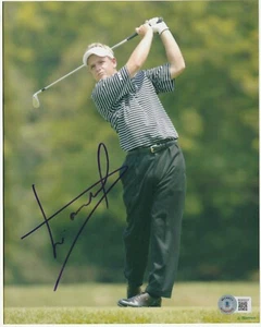 LUKE DONALD Signed 8x10 PHOTO Beckett Authenticated (BAS) - Picture 1 of 2