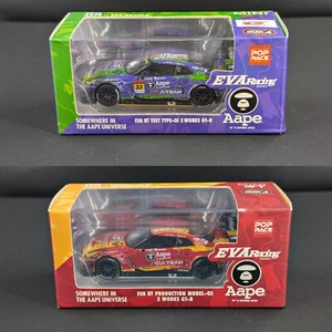 1:64 MINI GT x Pop Race EVA Racing RT Type 01 & Model 02 Lot of 2 - Picture 1 of 7