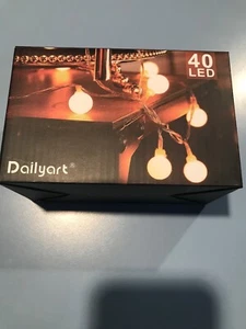 Dailyart 40 LED Warm White Fairy Lights 13ft Long - Picture 1 of 3