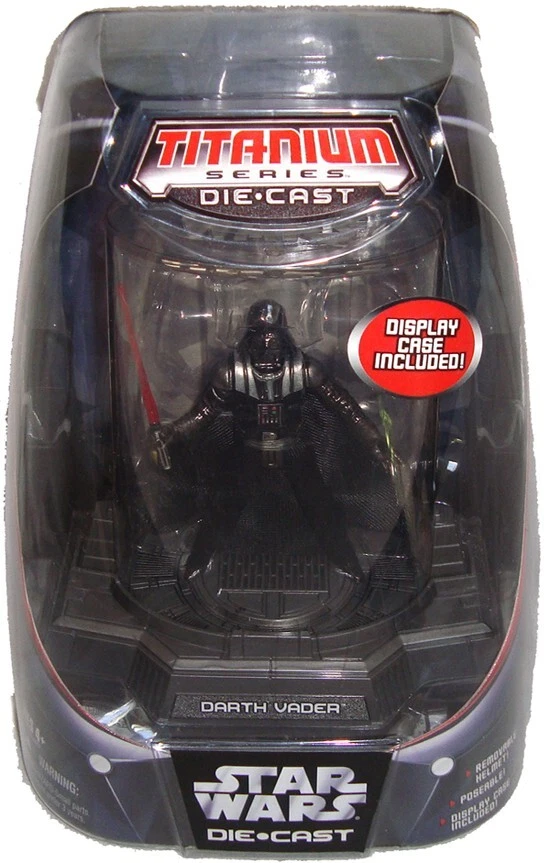 Star Wars Darth Vader Titanium Die Cast Figure MIB Limited Edition Hasbro Toy! - Image 1 of 1
