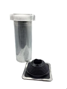 250mm Metal Roof Cowl Vent Kit with Flashing - Bushfire BAL compliant - MRCK250 - Picture 1 of 2