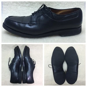 Allen Edmonds Stockbridge Zapatos Hombres Talla 11.5 Negro Seda Cuero de becerro Oxford 3704 - Imagen 1 de 12