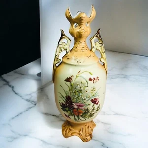 Robert Hanke RH Austria Art Nouveau Floral Porcelain Vase 10.5 in H - Picture 1 of 18