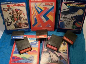Lot of 5 Mint Cond Intellivision Cartridge Games w/ Box, Instructions, Stickers - Picture 1 of 11