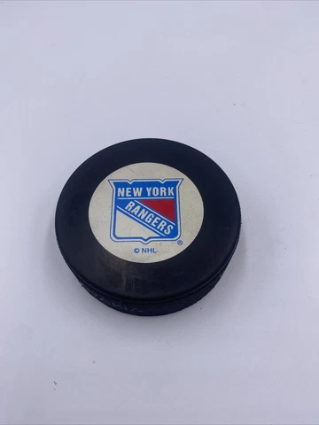 New York Rangers Team Logo Official Basic Souvenir NHL Hockey Game Puck Cover