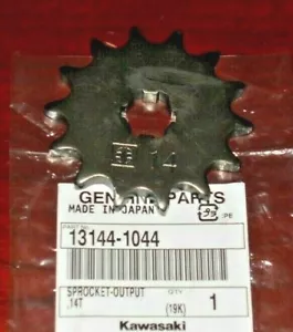 KAWASAKI KLX110, FURY 125, BRITZ, PIÑÓN DELANTERO DE 14 DIENTES, ENGRANAJE - Imagen 1 de 1