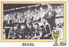 Panini World Cup Story 1990 World Cup 1978 sticker #14 Team Brasil 1958 Pelé