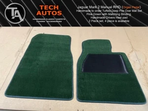 Juego de alfombrillas Jaguar Mark 2 hechas a mano por encargo con pila profunda - Imagen 1 de 2