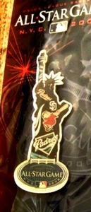 2008 AS All-Star San Diego Padres Statues on Parade pin Statue of Liberty MLB - Picture 1 of 6