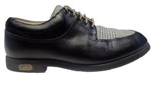 FootJoy Europa Collection Oxford Golf Shoe Womens 6.5 Tartan Plaid Black White - Picture 1 of 12