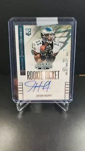 2014 Panini Contenders Josh Huff Rookie Ticket Autograph Philadelphia Eagles - Picture 1 of 2