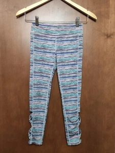 Girl's Ideology by Macy's Multicolored Leggings Ankle Cutout Design Size Small - Picture 1 of 5