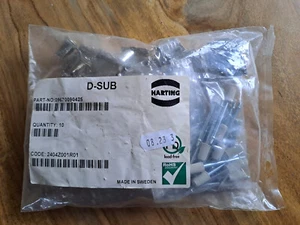Harting D-Sub Kunststoffgehäuse metallisiert - 09670090425 - Bild 1 von 1