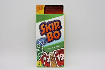 MATTEL Skip-Bo Kartenspiel – Familienspiel 2-6 Spieler ab 7 J., Neu OVP
