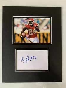 KANSAS CITY CHIEFS BRANDON FLOWERS Signed Autographed Matted Photo w/cut 11"x14" - Bild 1 von 2