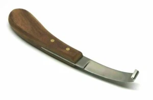 Cuchillo Casco 15x2,75mm Ancho Hoja Acero Inoxidable, Mango Madera 8,5" Mano Izquierda - Imagen 1 de 2