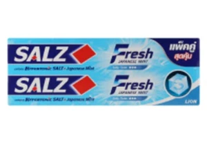Salz Toothpaste Fresh Japanese Mint Leaf Oil Flouride Gum White Teeth 160g.Pack2 - Picture 1 of 9
