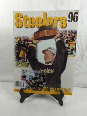 [8 Signatures] Pittsburgh Steelers - 1996 - AFC Champions - Yearbook - Image 1 of 4