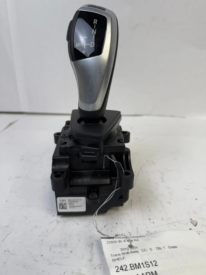 BMW 320i 2012 palanca de cambios de transmisión selector de cambios 242, BM1S12 OEM Foto 1 de 4