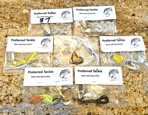 PREFERRED TACKLE Black lable Spinnerbait - Sp [lote de cebo interior - cantidad de aparejos 7 - #7 - Imagen 1 de 1