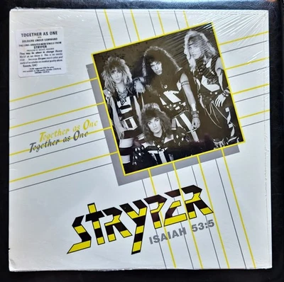 STRYPER,TOGETRHER AS ONE-1985 ORIGINAL US PRESSING-12" SINGLE NEW SEALED VINYL - Image 1 of 4