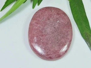 30X36X08MM Natural Rojo Rodonita Cuarzo Ovalado Cabujón Piedra Preciosa Suelta o044 - Imagen 1 de 9