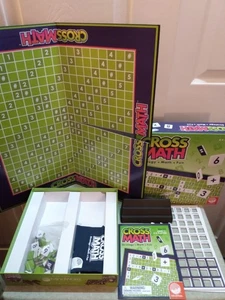 MindWare 2021 Cross Math Strategy Educational Board Game 100% Complete Excellent - Picture 1 of 5
