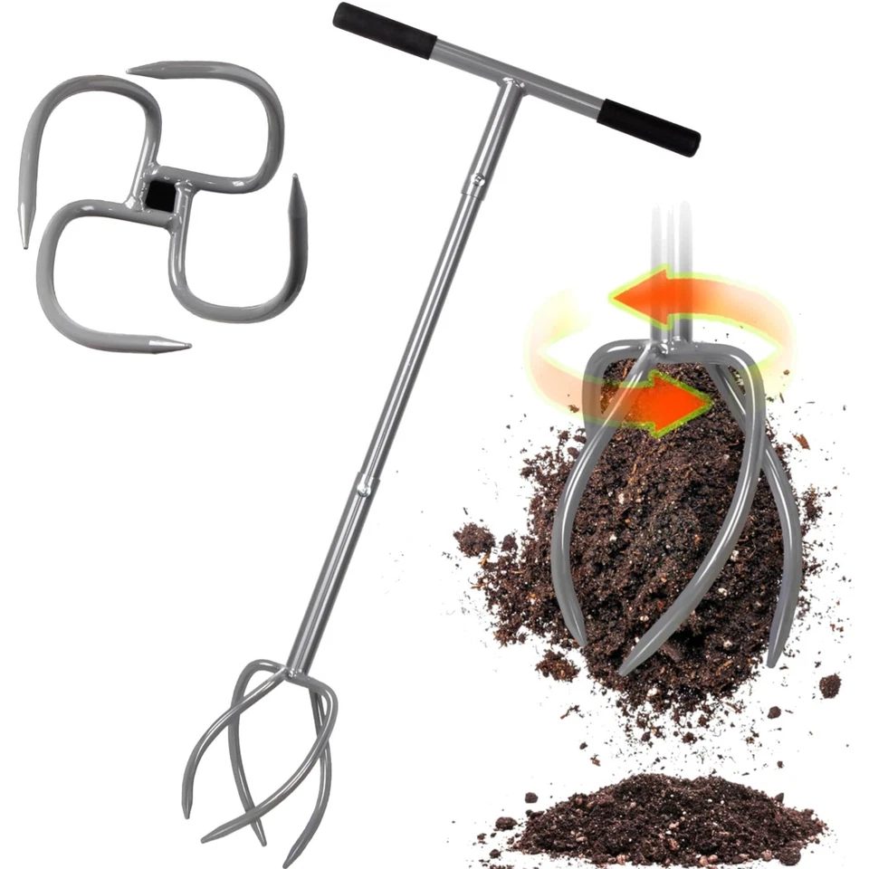 Gartenkralle Gartengerät Unkrautentferner Kultivator Handgerät Gartenfräse - Bild 1 von 1