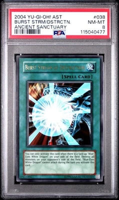 2004 Yu-Gi-Oh! Burst Stream/Destruction Ancient Sanctuary AST Unlim Ultra PSA 8 - Image 1 of 2