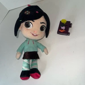 Peluche Vanellope Von Schweetz Wreck It Ralph bambola Disney Store peluche 12" - Foto 1 di 5