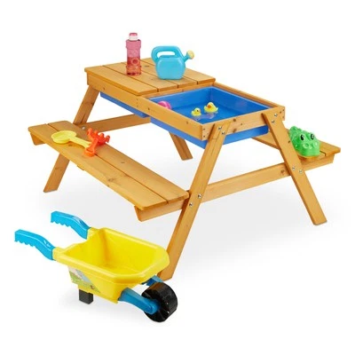 Childrens Seating Childrens Picnic Table Mud Kitchen for Children Weather Resistant - Image 1 of 4