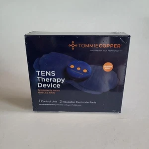 Tommie Copper TENS Therapy Device Pro-Grade Pain Relief 4 Reusable Pads - Picture 1 of 3